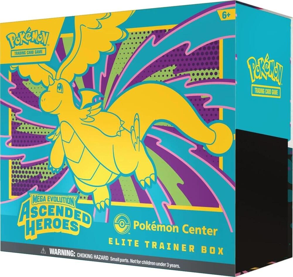 Pokémon TCG Ascended Heroes Pokémon Center Elite Trainer Box — factory sealed