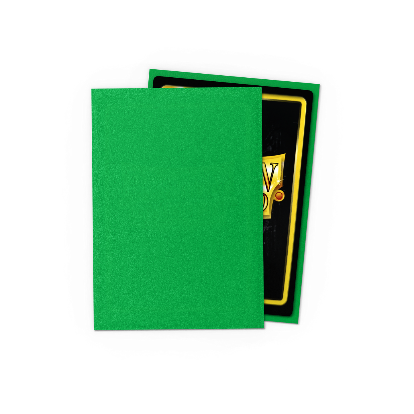 Dragon Shield Matte Apple Green sleeve detail