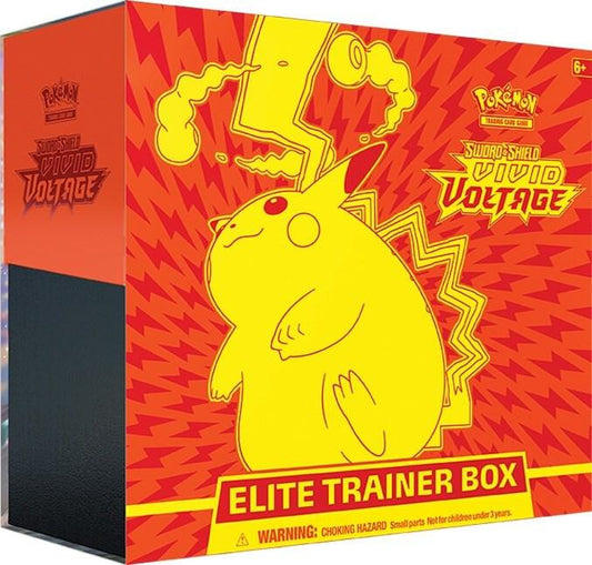 Pokémon TCG Vivid Voltage Elite Trainer Box — factory sealed