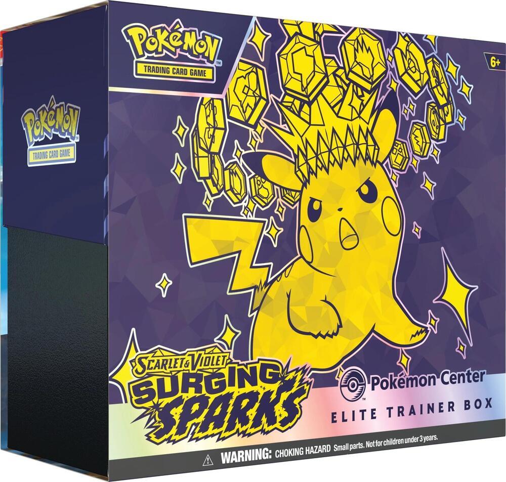 Pokémon TCG Surging Sparks Pokémon Center Elite Trainer Box — factory sealed