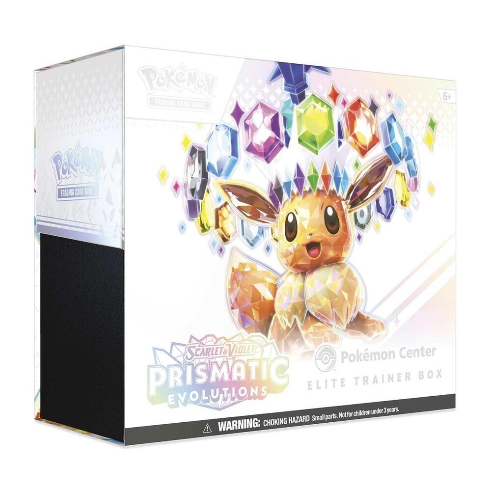 Pokémon TCG Prismatic Evolutions Pokémon Center Elite Trainer Box — factory sealed