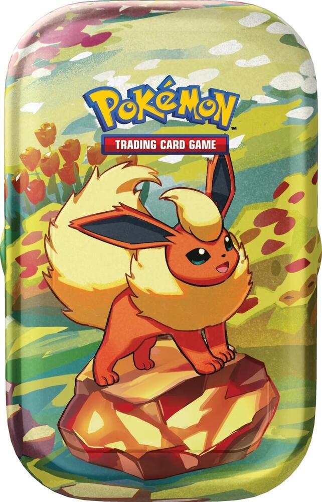 Pokémon TCG Prismatic Evolutions Mini Tin — factory sealed (tin art varies)