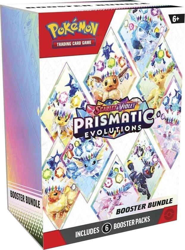 Pokémon TCG Prismatic Evolutions Booster Bundle — 6 sealed packs