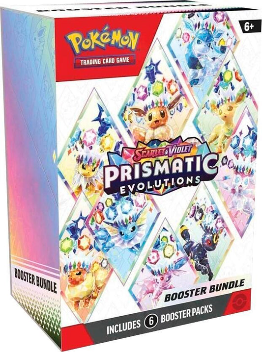 Pokémon TCG Prismatic Evolutions Booster Bundle — 6 sealed packs