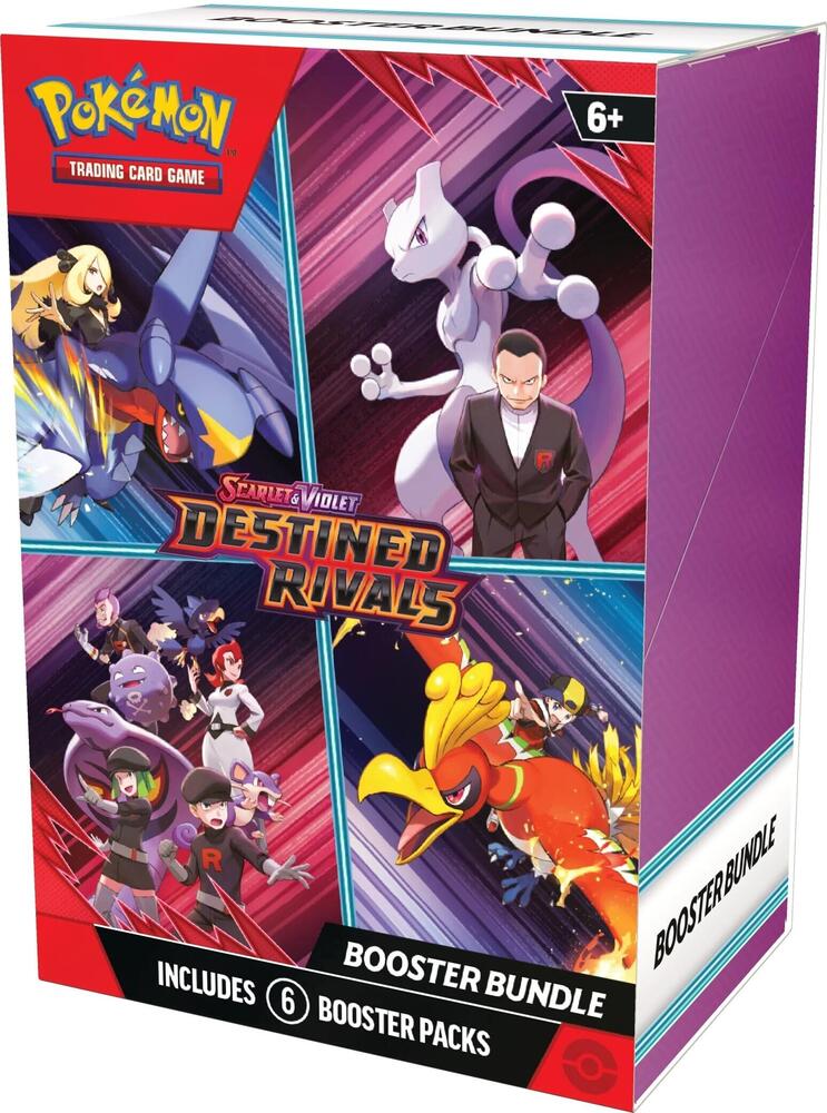 Pokémon TCG Destined Rivals Booster Bundle — 6 sealed packs
