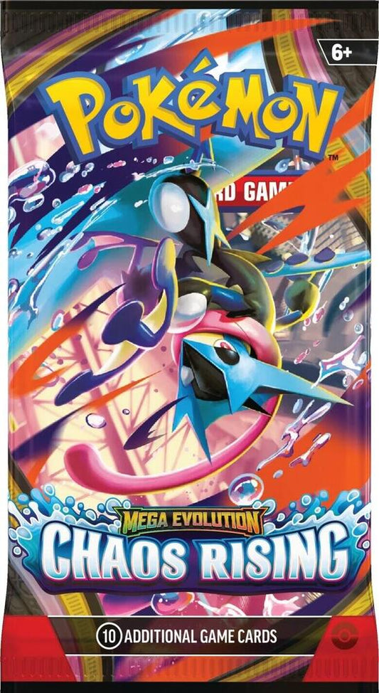 Pokémon TCG Chaos Rising Blister (Promo + Coin) — sealed (pack art shown)