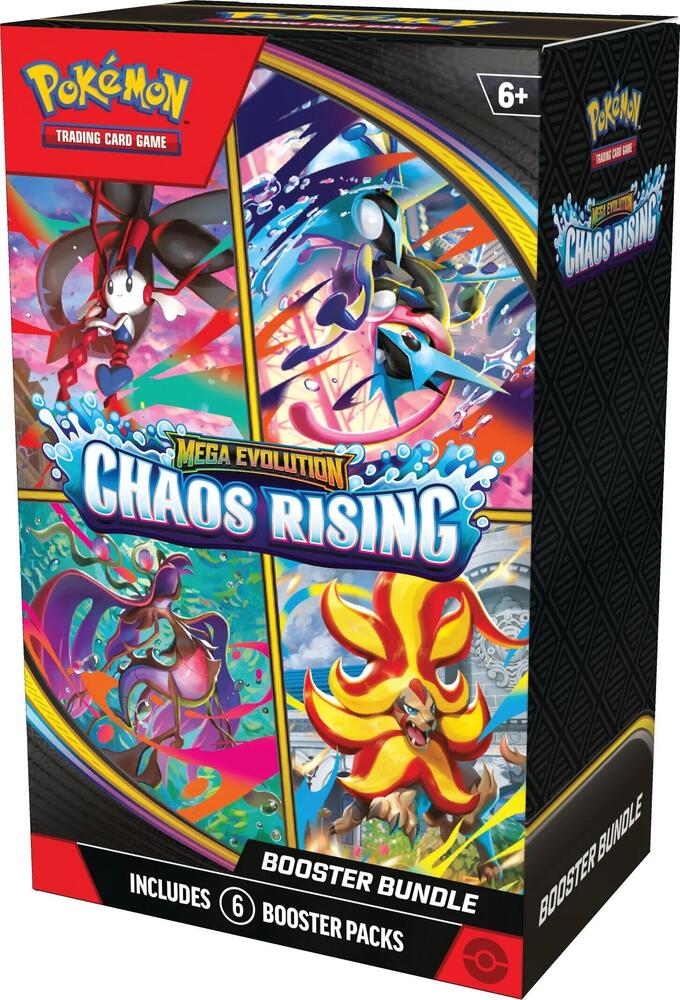Pokémon TCG Chaos Rising Booster Bundle — 6 sealed packs
