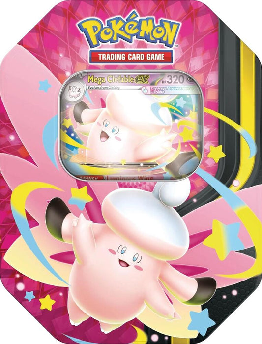 Pokémon TCG Mega Moonlit Tin (Mega Clefable ex) — factory sealed