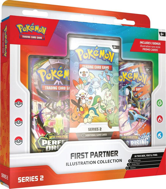 Pokémon TCG First Partner Illustration Collection — Series 2, factory sealed