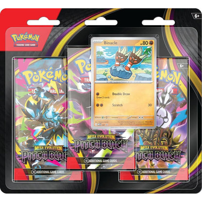 Pokémon TCG Mega Evolution Pitch Black 3-Pack Blister