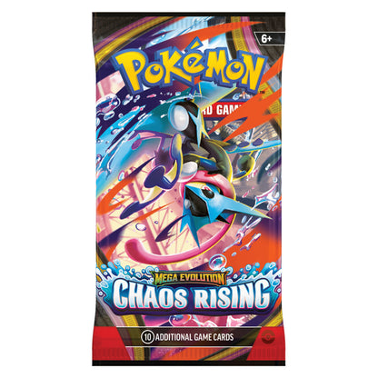 Chaos Rising booster pack — Mega Greninja artwork