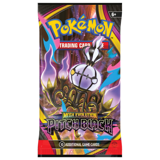 Pitch Black booster pack — Mega Chandelure artwork