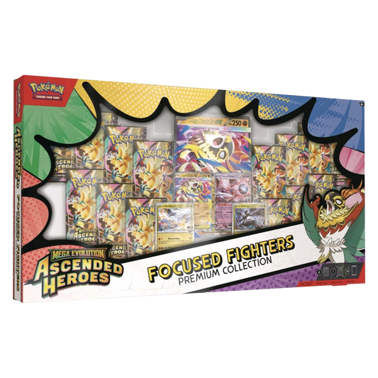 Pokémon TCG Ascended Heroes Focused Fighters Premium Collection — factory sealed