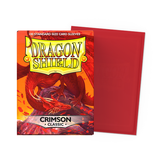 Dragon Shield Classic Crimson 100ct sleeves box