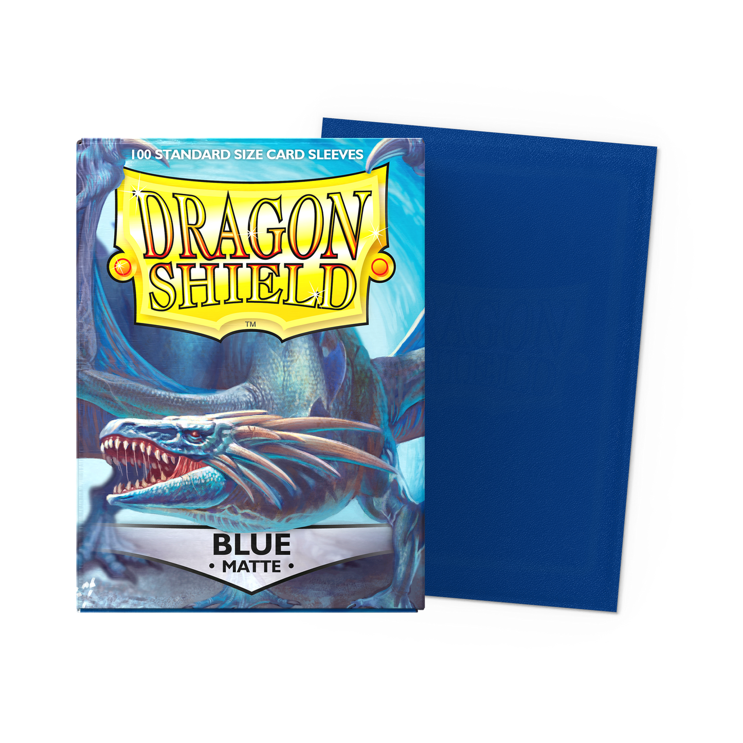 Dragon Shield Matte Blue 100ct sleeves box