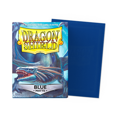 Dragon Shield Matte Blue 100ct sleeves box