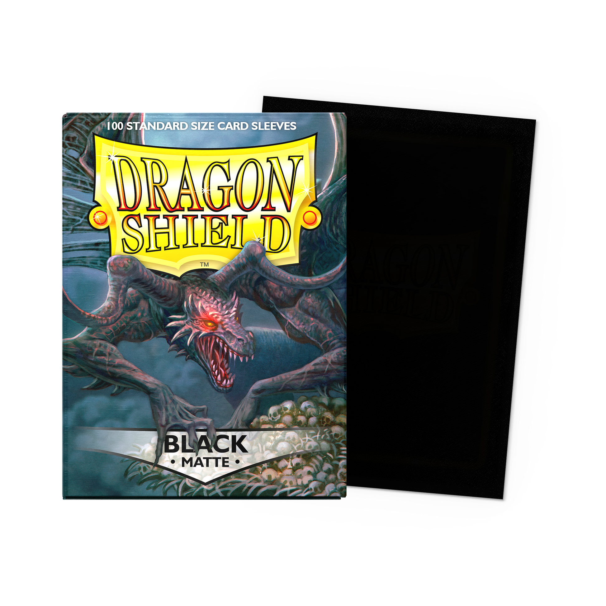 Dragon Shield Matte Black 100ct sleeves box