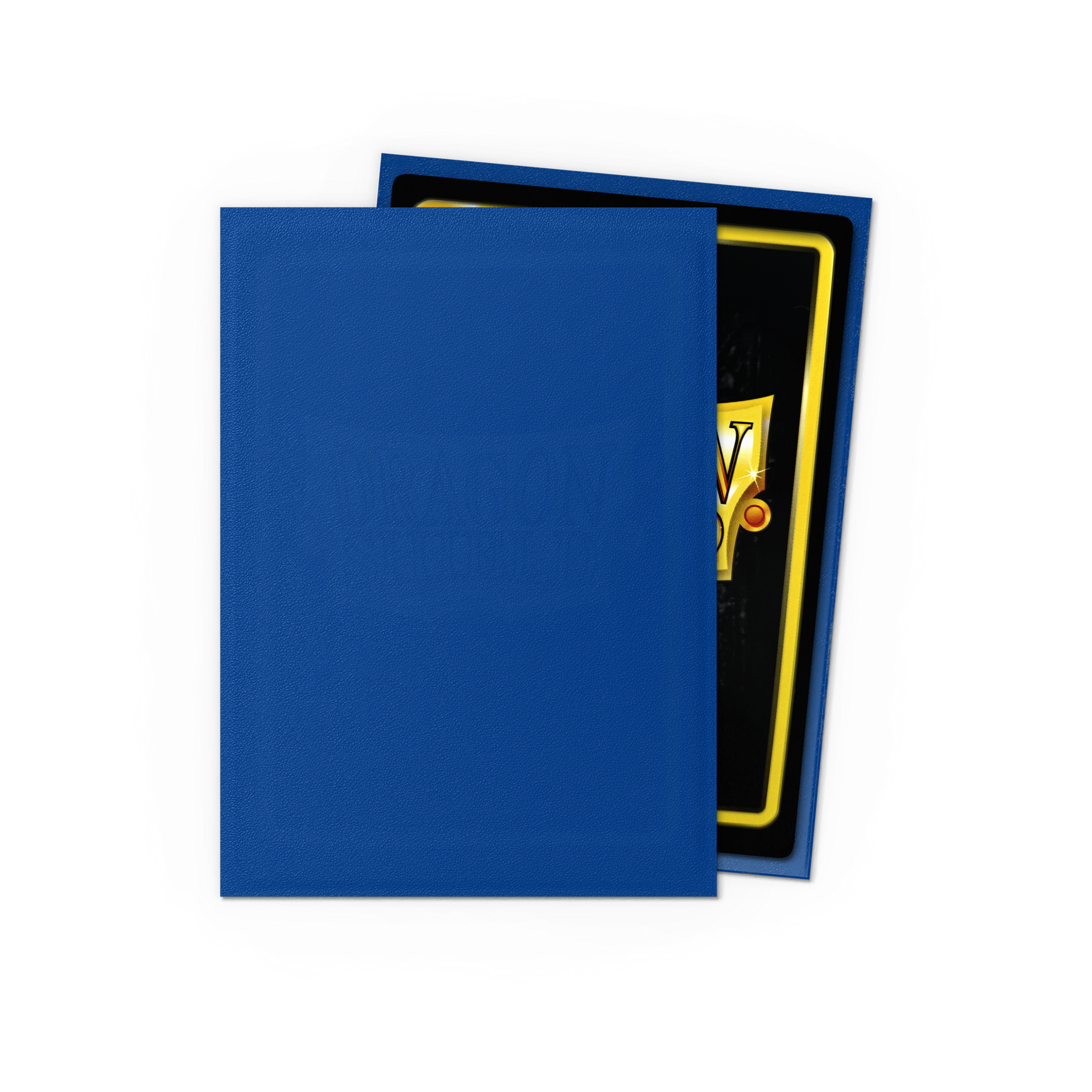 Dragon Shield Matte Blue sleeve detail