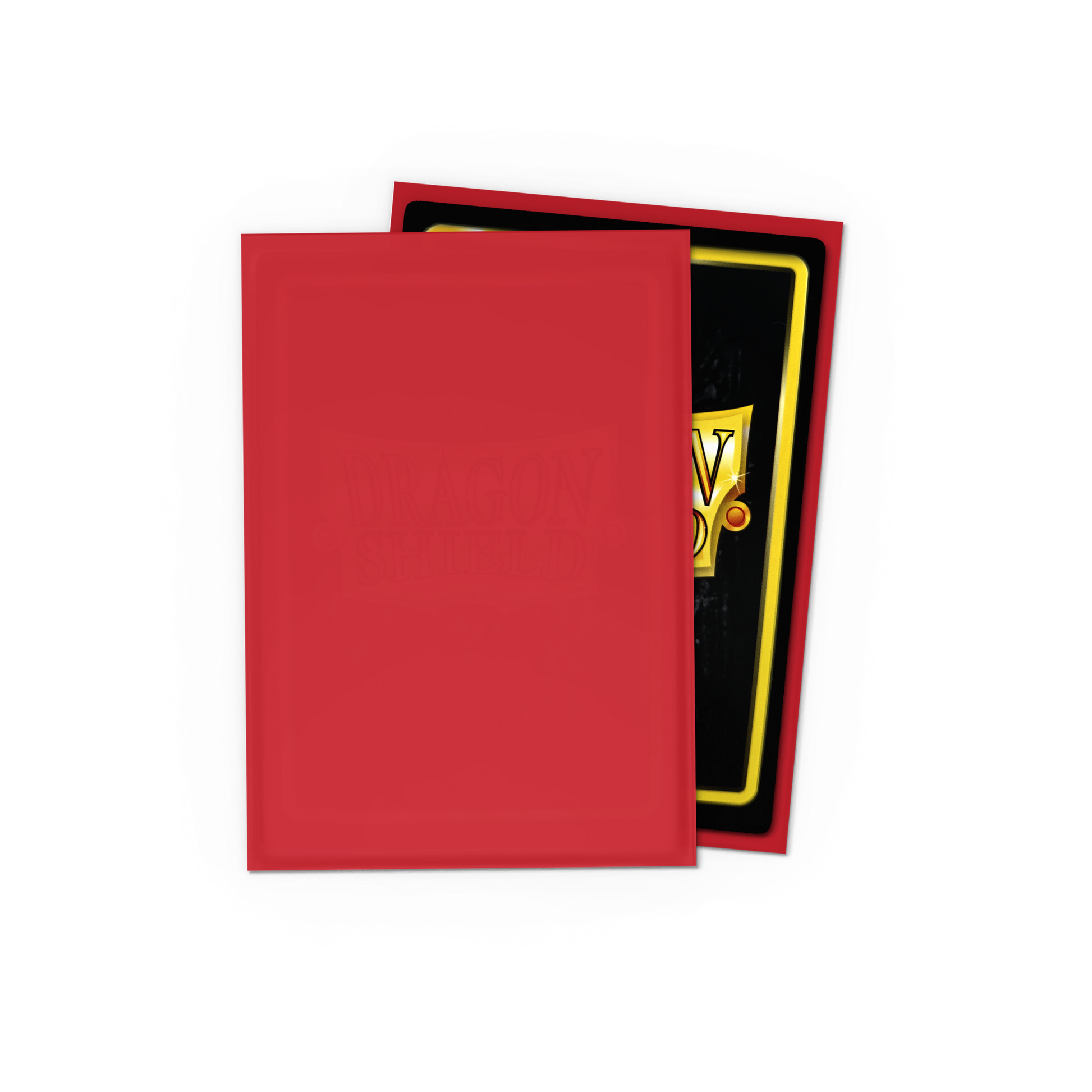 Dragon Shield Classic Crimson sleeve detail